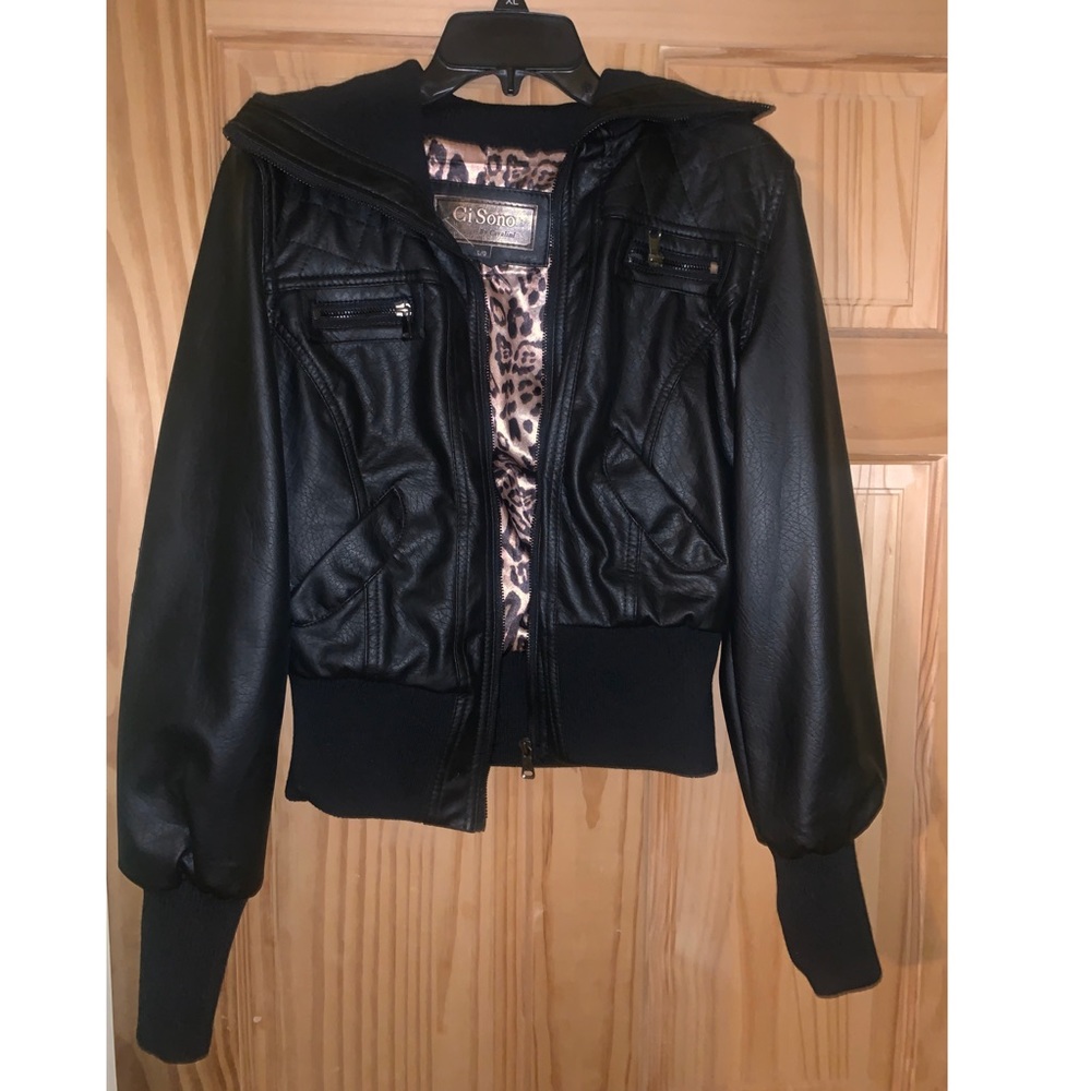 Leather jacket